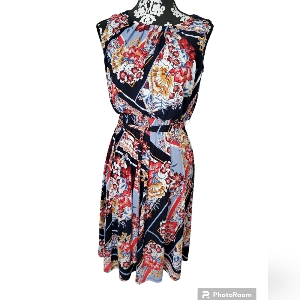 Enfocus Studio floral dress size 4 r